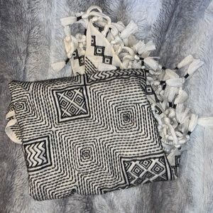 Tory Burch Patterned Triangle Scarf